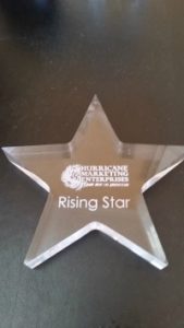 Home Care Lexington NC - Tenderhearted Home Care was Presented with a "Rising Star" Award